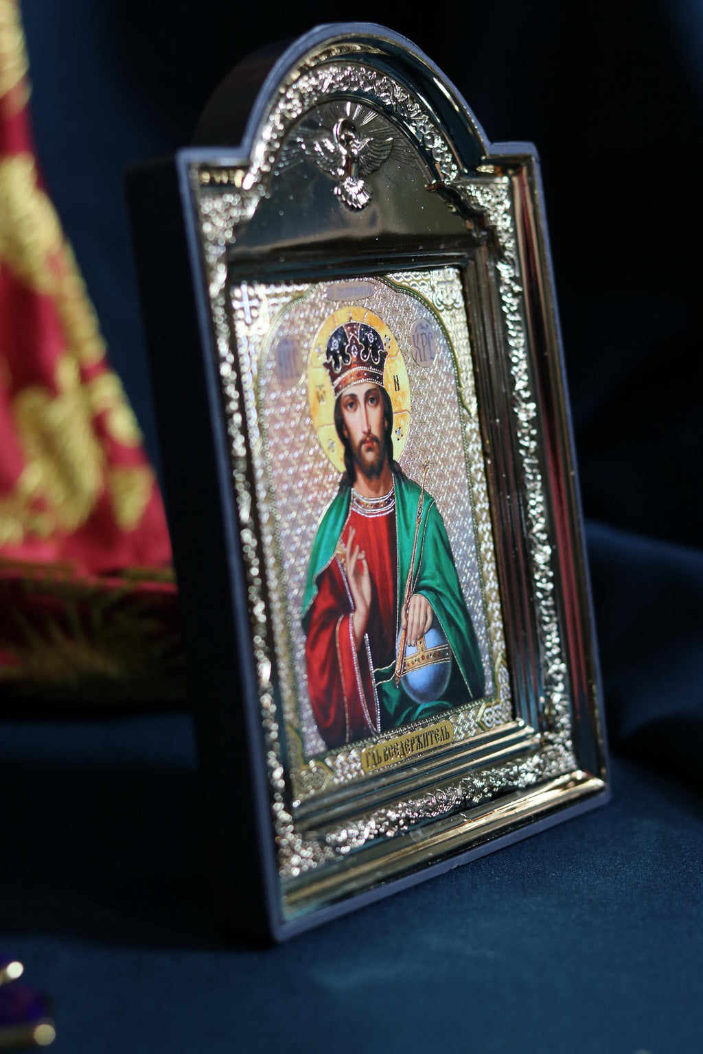Icon of Jesus Christ, Folding icon, Jesus christ, Mother of god, Orthodox icon, Small icon, Pocket icon, Christian icon