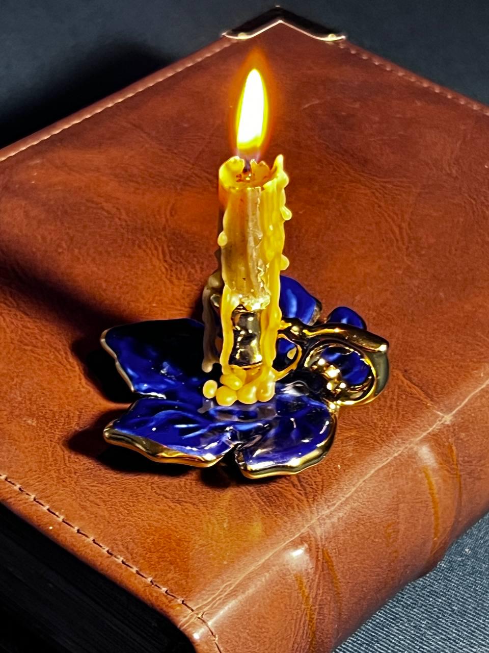 Orthodox candlestick, Ceramic candlestick, Orthodox icon, Orthodox cross, Small candlestick, Retro candlestick, Gift candlestick.