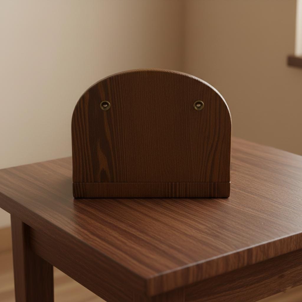 Wooden Icon Stand Ash Wood 6.7x5.9in, Orthodox Icon Holder, Hand Carved Icon Stand
