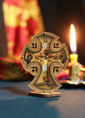 Handmade Wooden Orthodox Cross with Crucifix Icon | Christian Religious Decor | Eastern Orthodox Gift | Tabletop Icon