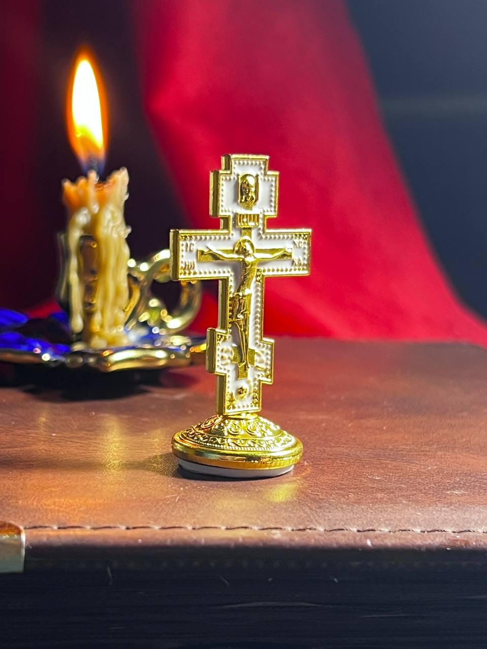 Metal cross. Orthodox cross. Matal car orthodox cross. Crucifix. Matalcross. Maetal car cross. Christian cross. Religious car decor