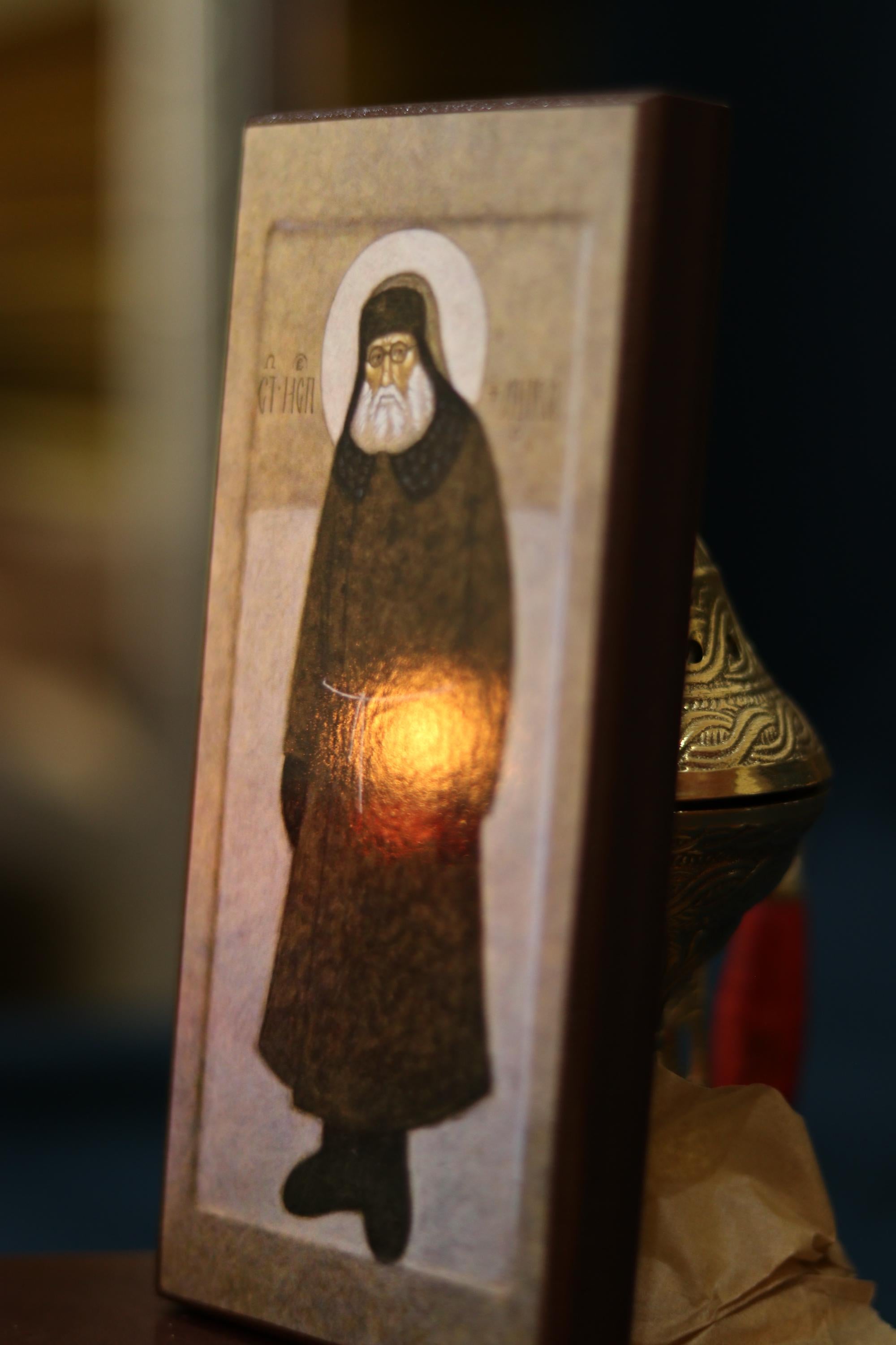 Orthodox Wooden Icon ., Saint Luke the Confessor