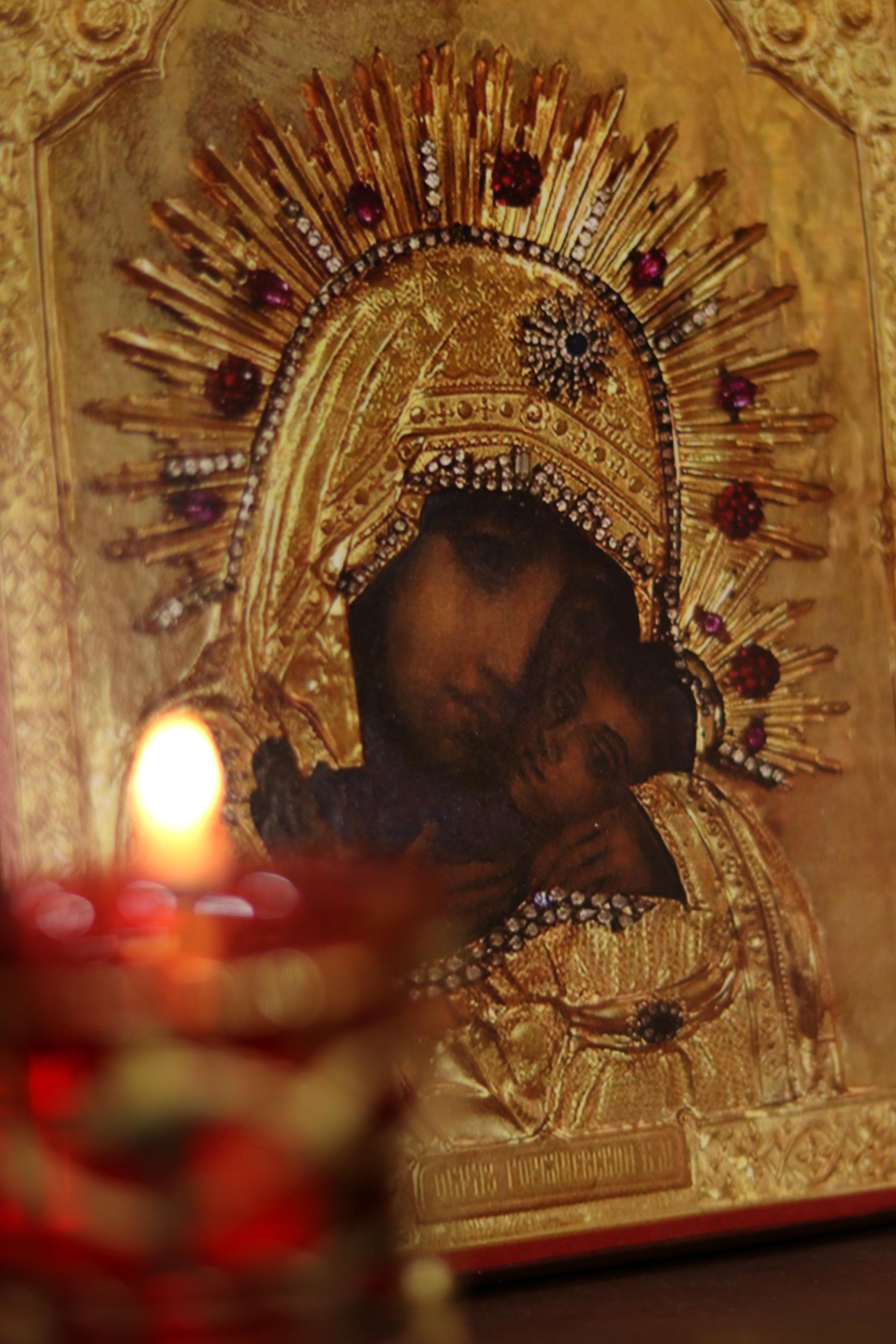 Gorbanivska Mother of God Icon Wooden Orthodox 6.3x4.7in