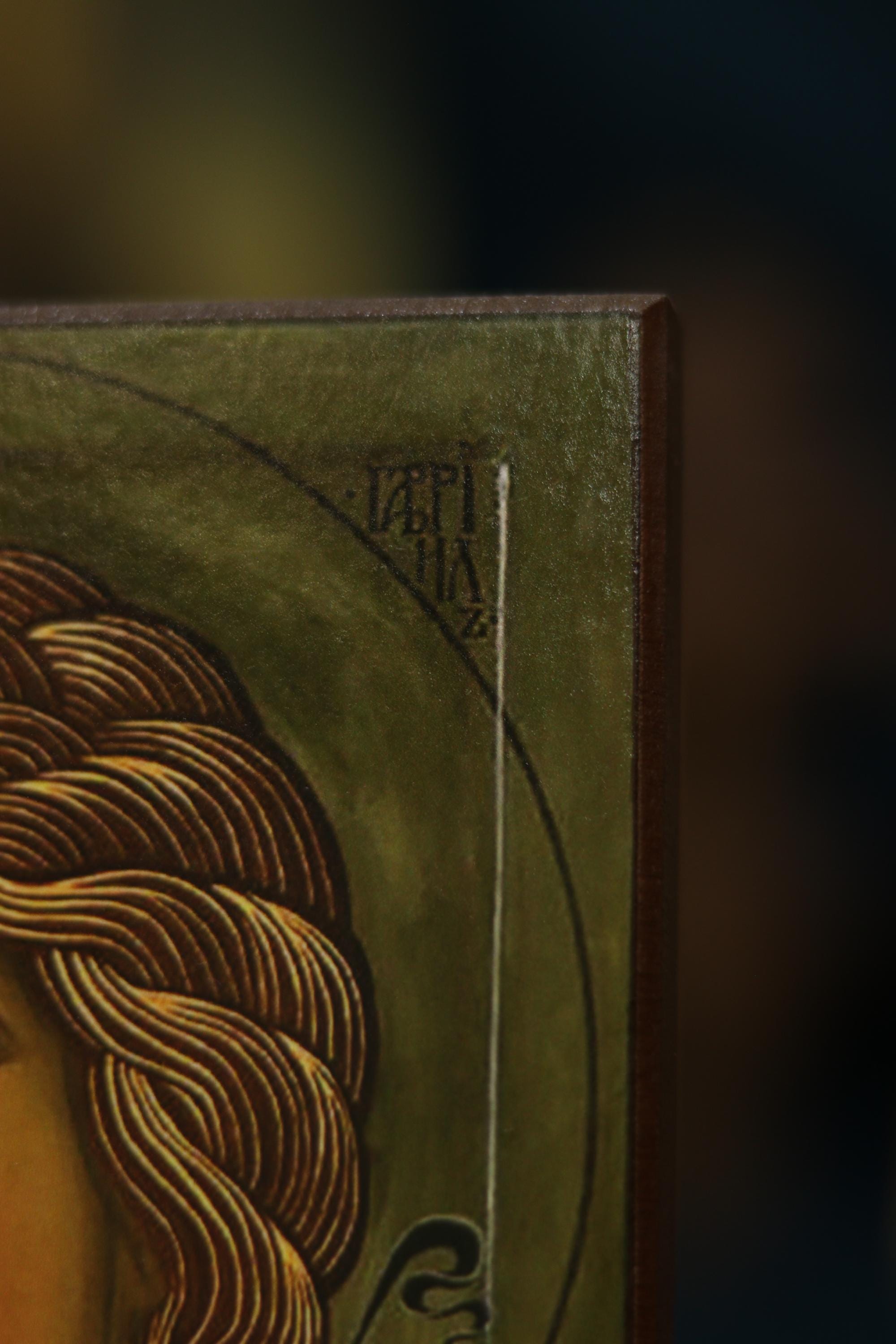 Orthodox Icon Archangel Wooden Icon 4.7x6.3 in Byzantine Panel