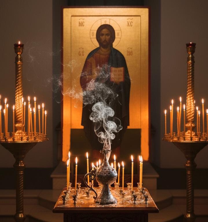 Orthodox Incense Set with Burner | 3 Types of Natural Frankincense (50g) + 6 Charcoal Tablets | Religious Gift