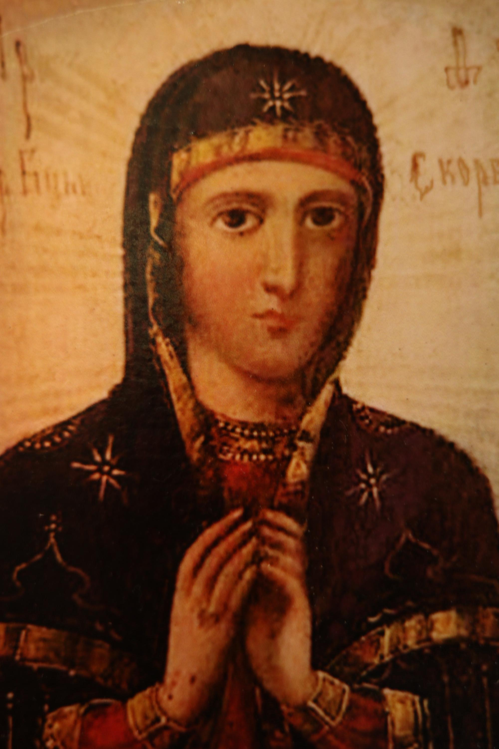 Wooden Orthodox Icon 6.3x4.7 in Our Lady of Sorrows, Virgin Mary, Mother of God