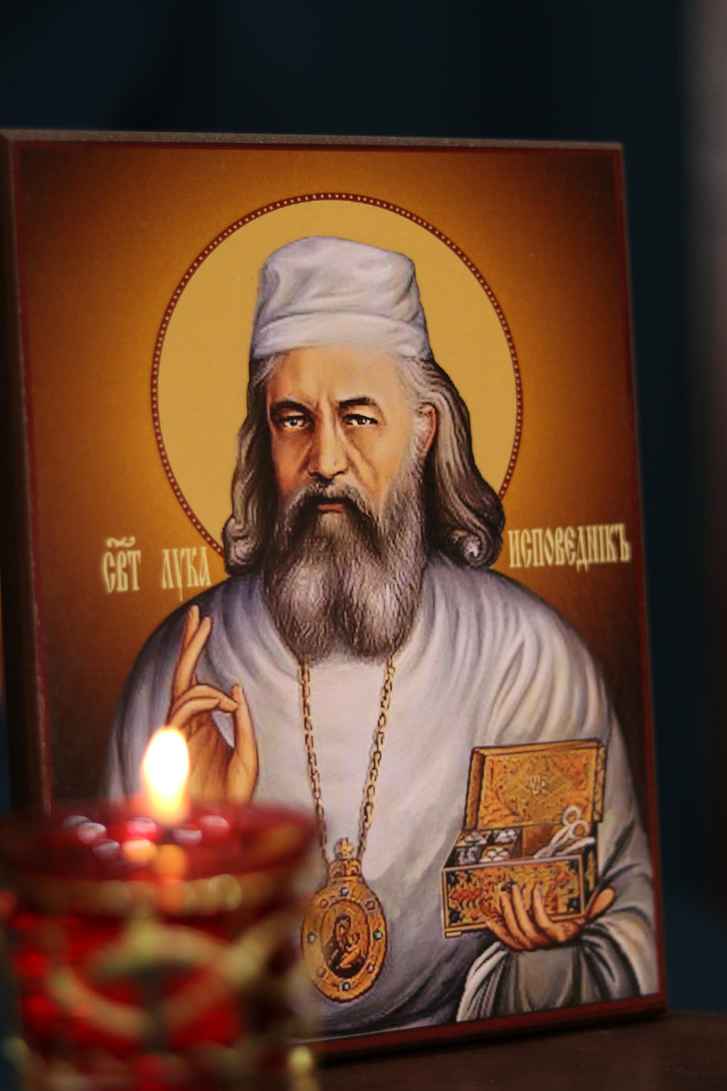 St Luke Crimea Doctor Orthodox Wooden Icon
