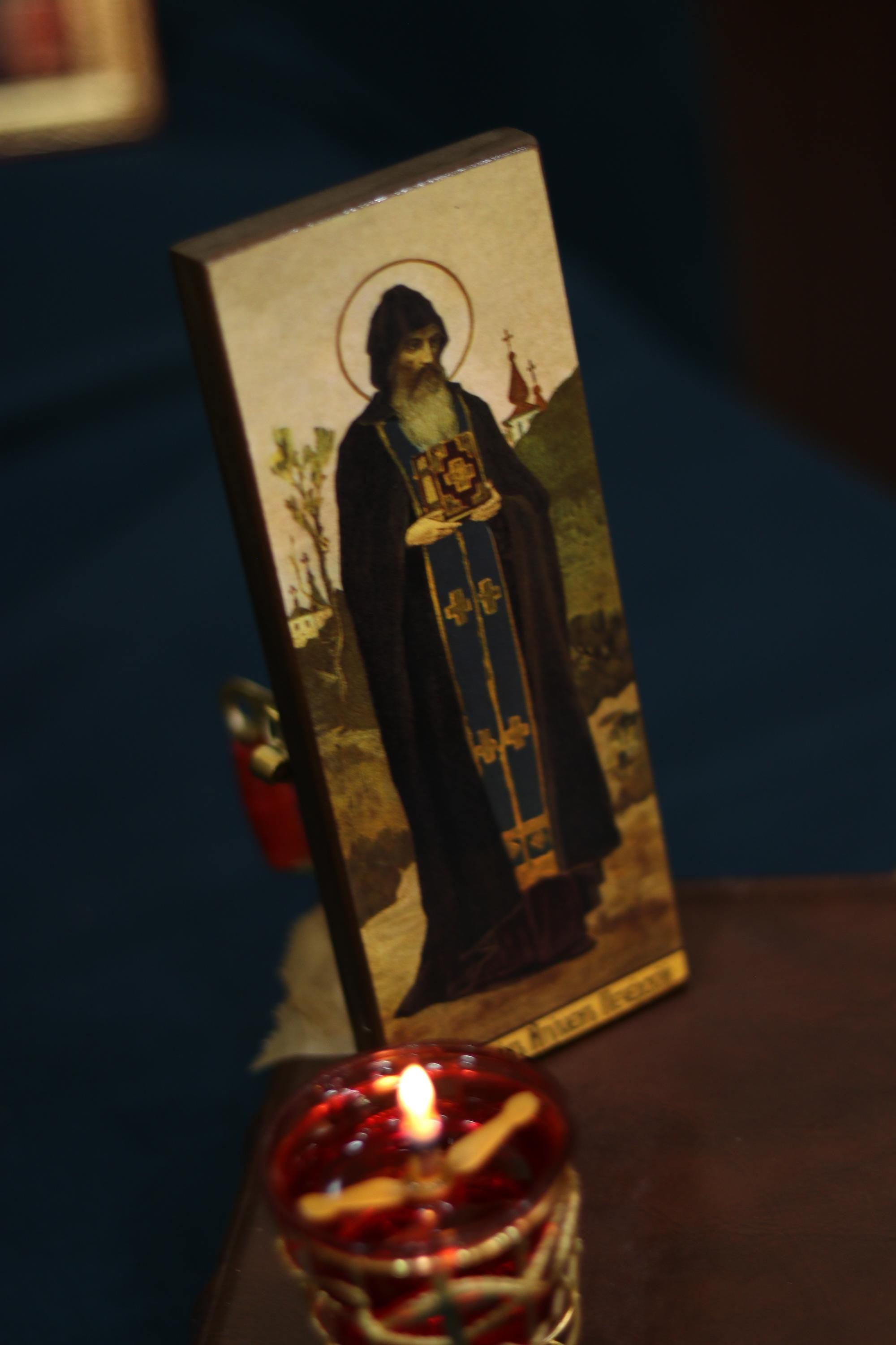 Saint Stephen of the Kyiv Caves Orthodox Wooden Icon