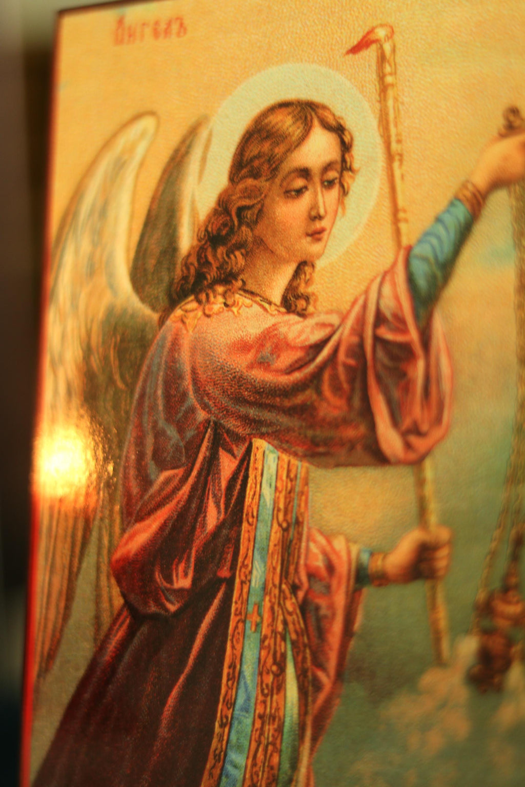 Wooden Icon Orthodox Icon , Archangel Michael Icon, Christian Icon, Orthodox