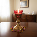 Metal Table Icon Lamp 4.13×5.51 in, Orthodox Lamp, Oil Lamp, Icon Lamp, Prayer Light, Church Decor