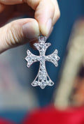 Orthodox Cross Necklace, Jesus cross pendant with Jesus Christ, Christian Cross Pendant, Crucifix necklace, Orthodox pendant