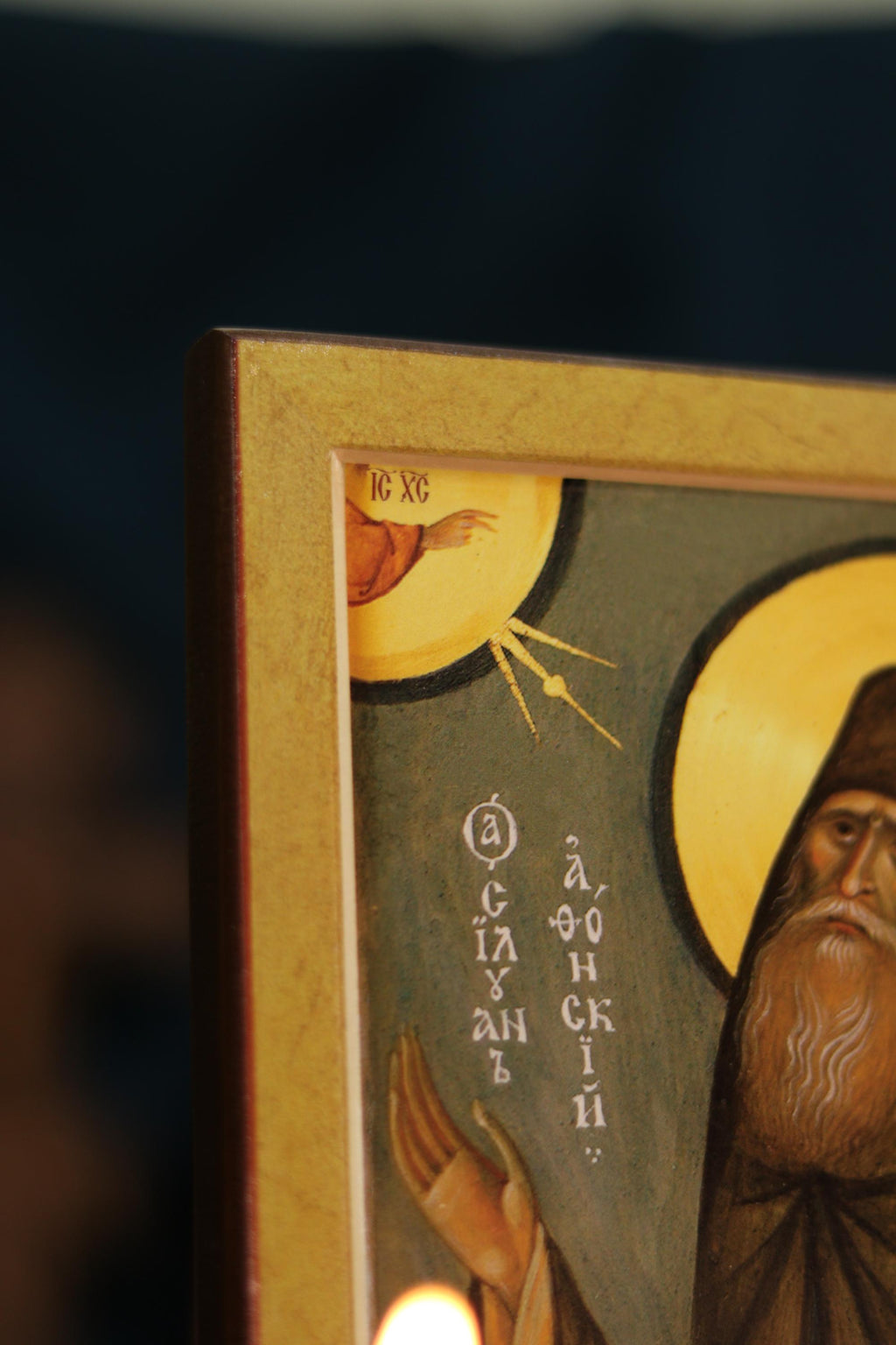 St John Damascene Orthodox Icon, Wooden Icon
