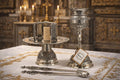 Nickel Eucharist Set 100ml Chalice Diskos Set, Orthodox Communion Set, Spoon Spear Set, Church Altar Set, Liturgical Vessels