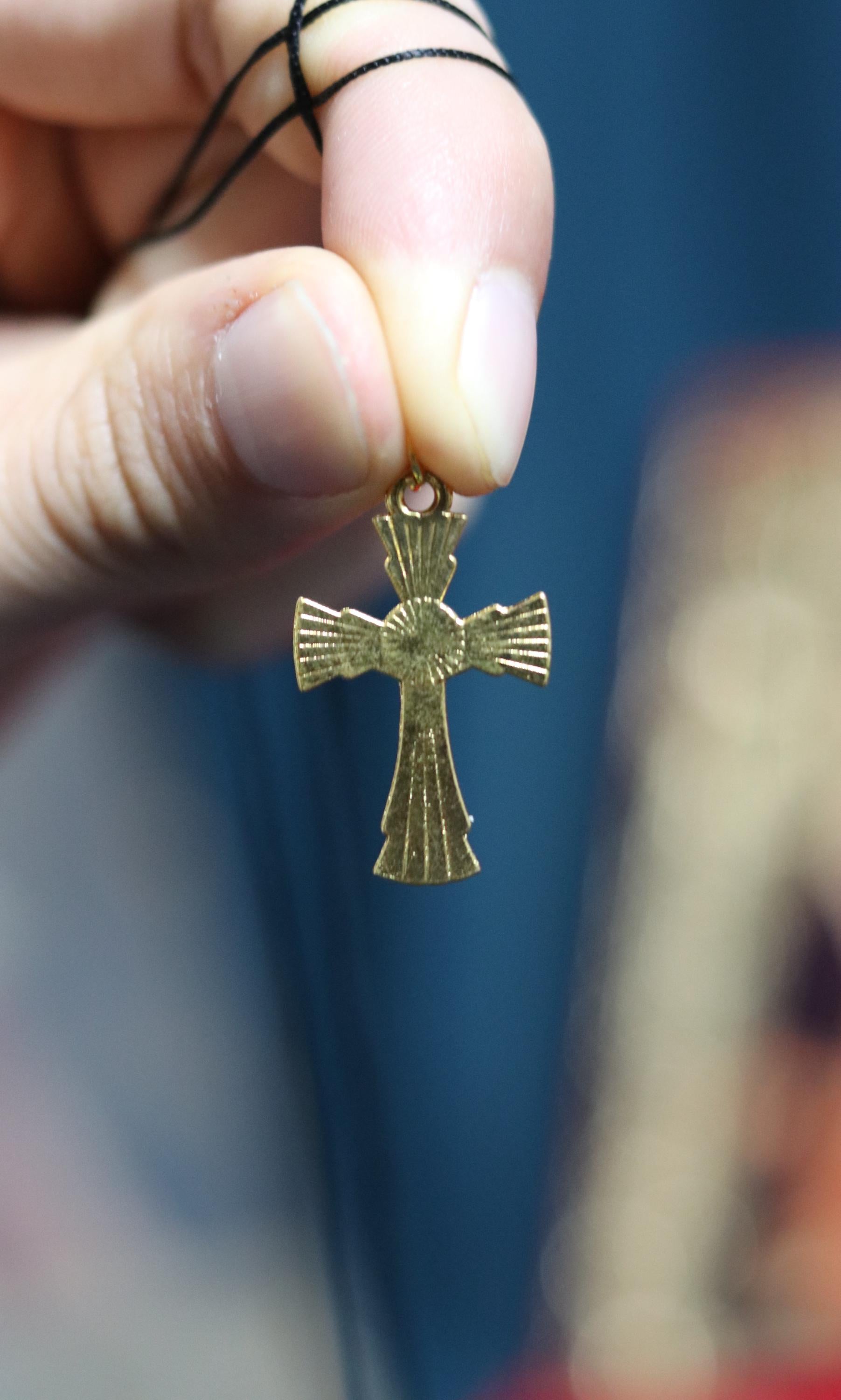 Orthodox Cross Necklace, Large Jesus cross pendant with Jesus Christ, Christian Cross Pendant, Crucifix necklace, Orthodox pendant