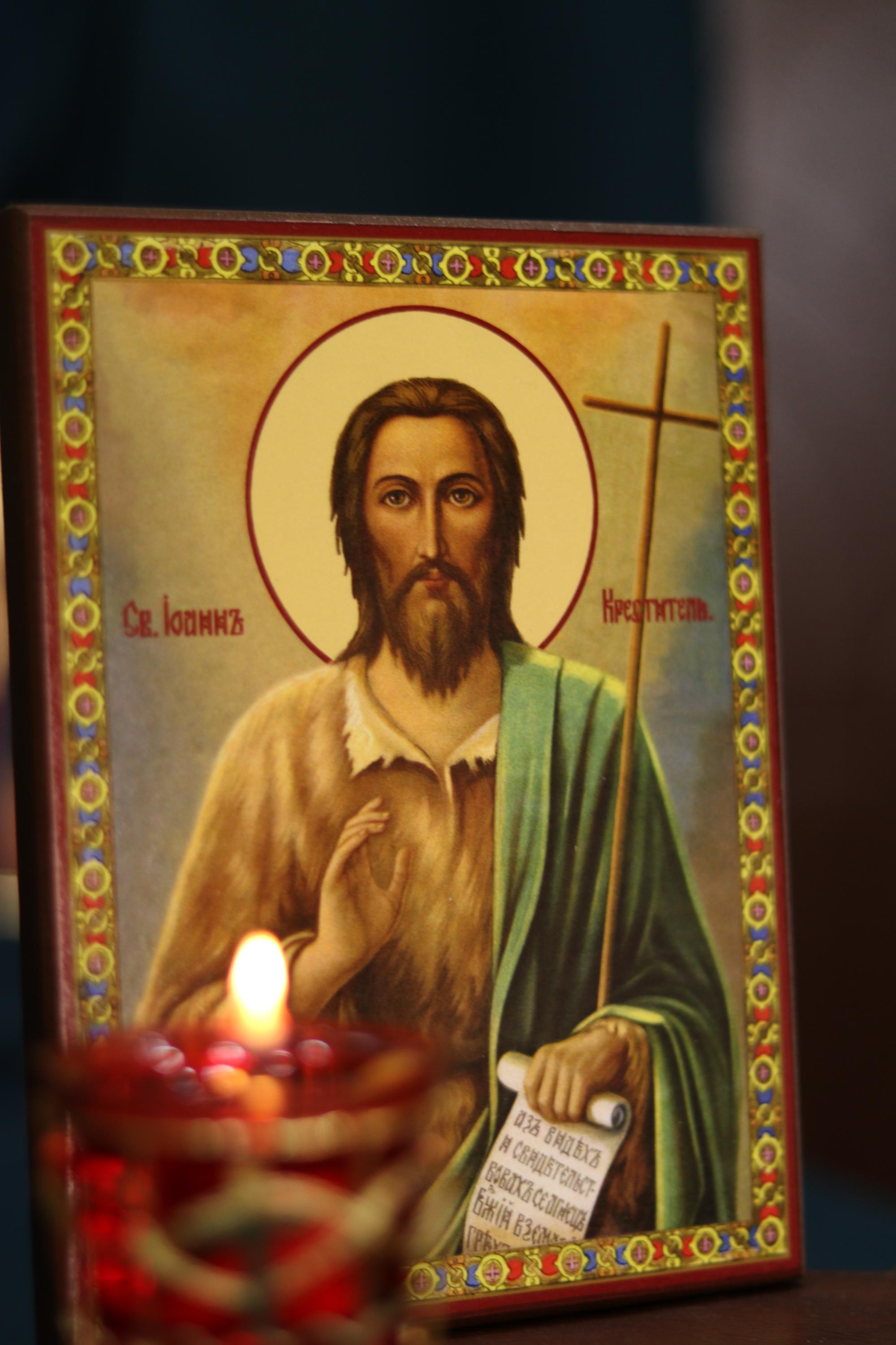 John the Baptist Icon Wooden Icon Orthodox Icon Christian