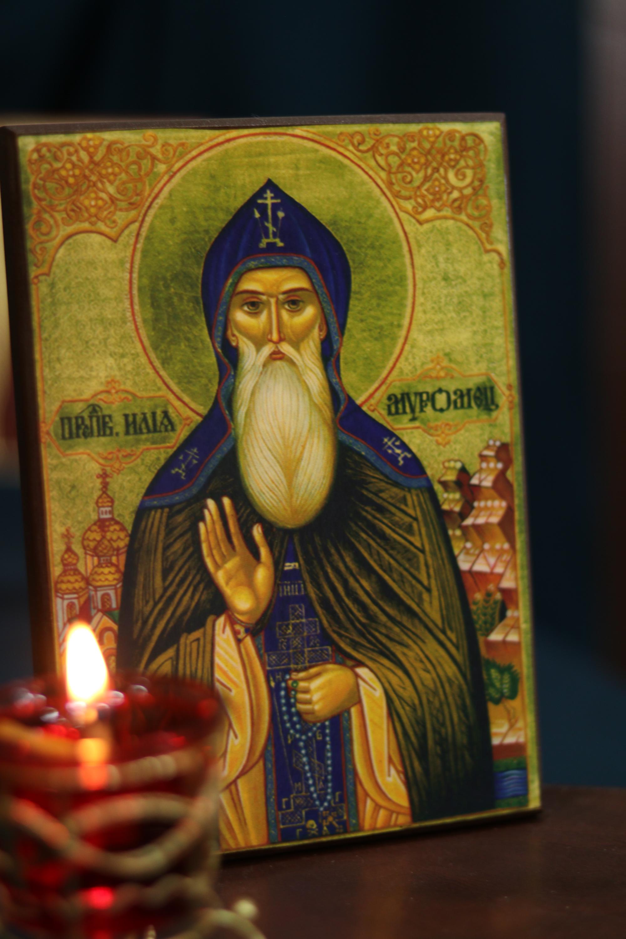 St Ilya Muromets Icon Orthodox Wooden Icon Christian Wall Decor