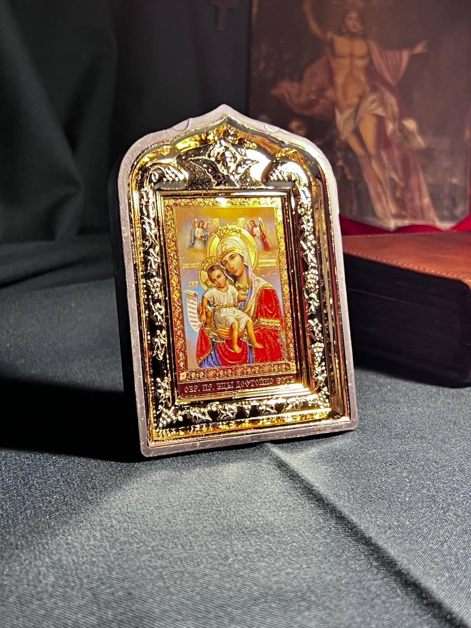 Icon of the Virgin Mary, God's mother, "It Is Truly Meet" icon, Orthodox icon, Orthodox christian, Christianity art, Icon 10x14 cm
