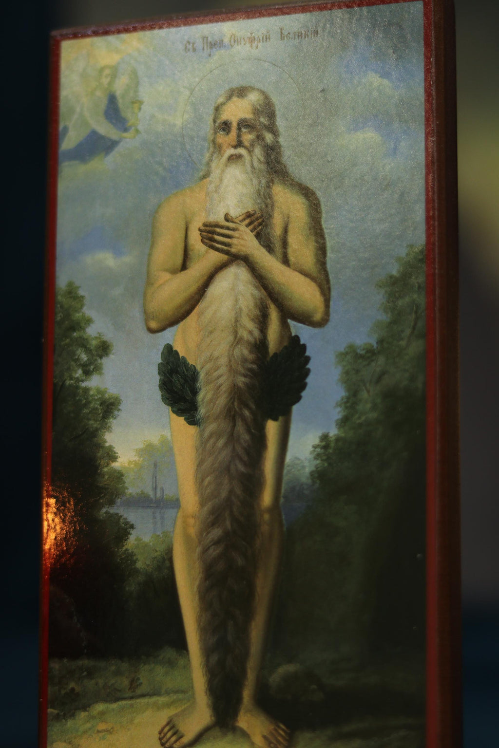 Saint Onuphrius Icon Wooden Icon Orthodox