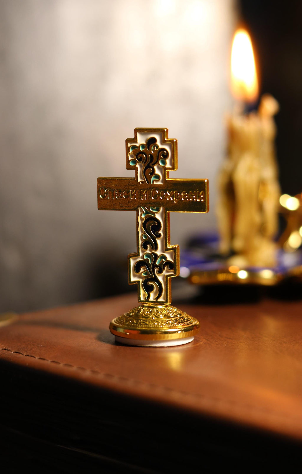 Metal cross. Orthodox cross. Matal car orthodox cross. Crucifix. Matalcross. Maetal car cross. Christian cross. Religious car decor