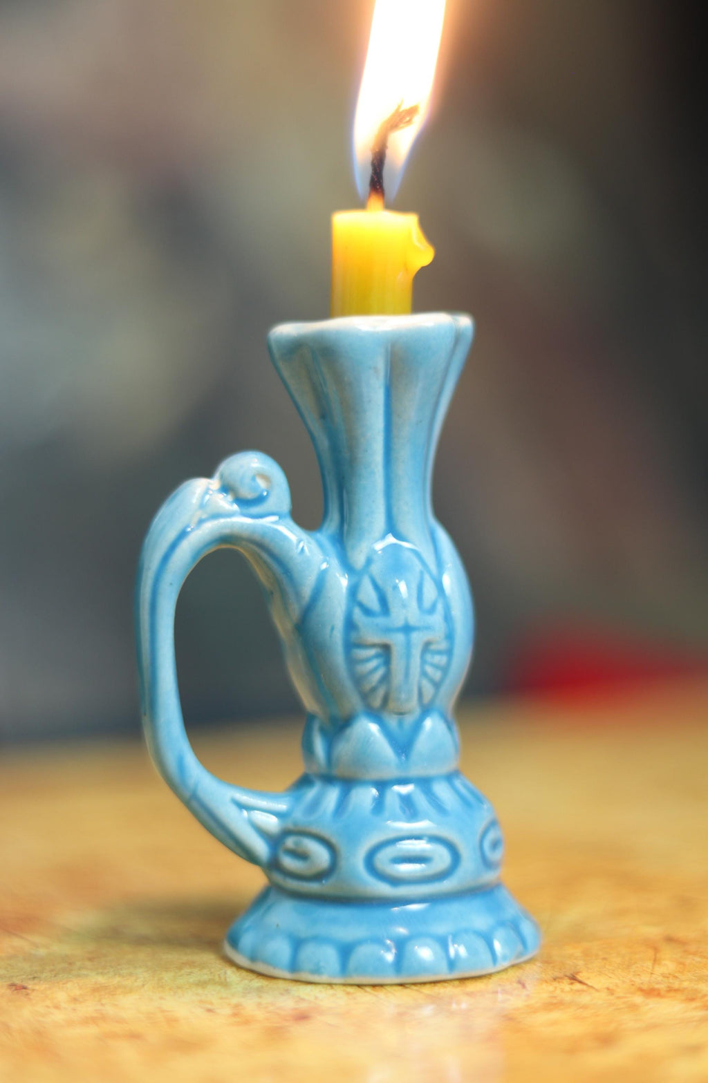 Orthodox candlestick, Ceramic candlestick, Orthodox icon, Orthodox cross, Small candlestick, Retro candlestick, Gift candlestick.