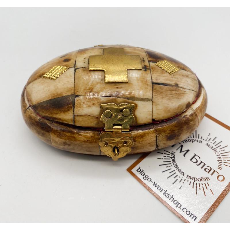 Wooden Incense Box 4x1.6x1.2 in, Orthodox Incense Holder, Church Incense Box, Religious Box