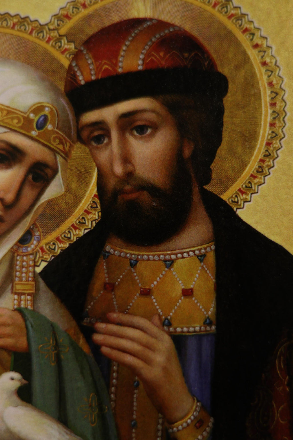 Orthodox Wedding Icon Pair, Sts Peter and Fevronia Orthodox Icon Wooden Icon