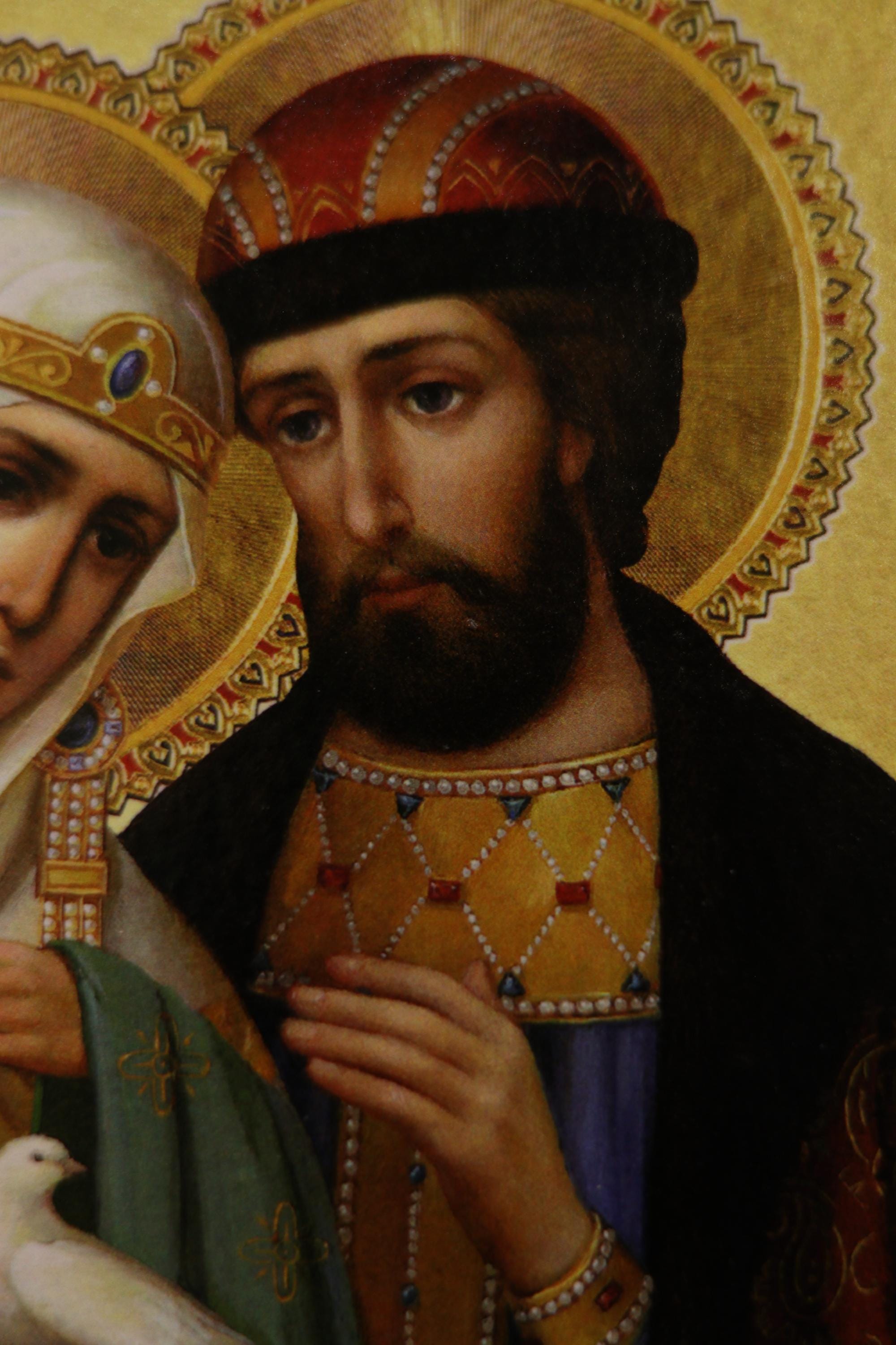 Orthodox Wedding Icon Pair, Sts Peter and Fevronia Orthodox Icon Wooden Icon