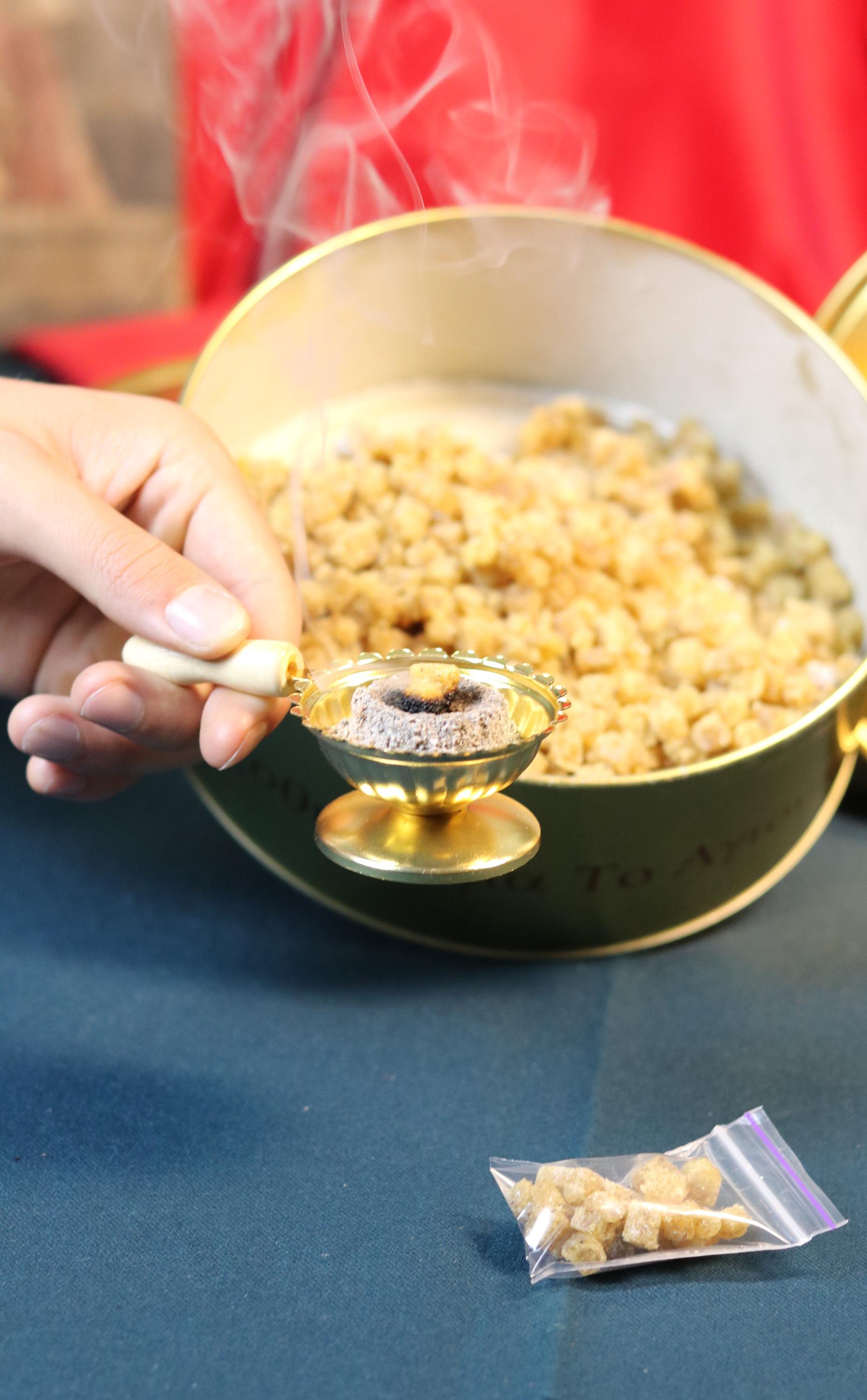 Greek Incense Black Grape | Orthodox Church Incense | Natural Resin Frankincense | Handmade Athonite Incense | Religious Gift