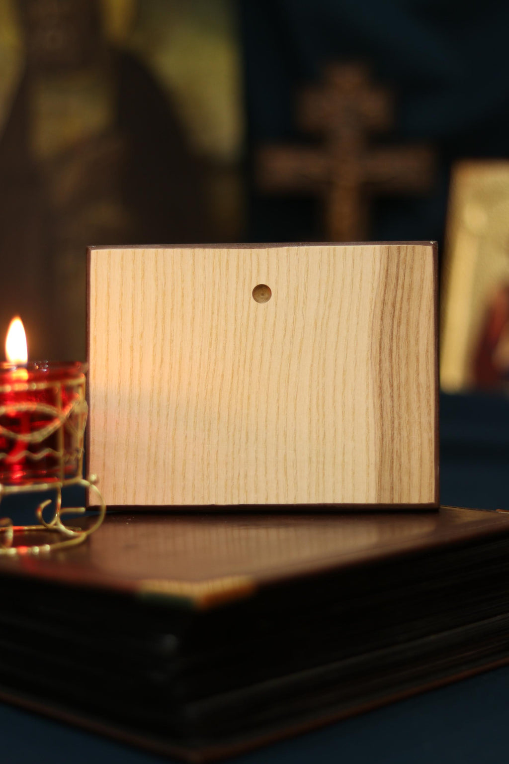 Orthodox Icon Church Ship , Wooden Religious Wooden Icon