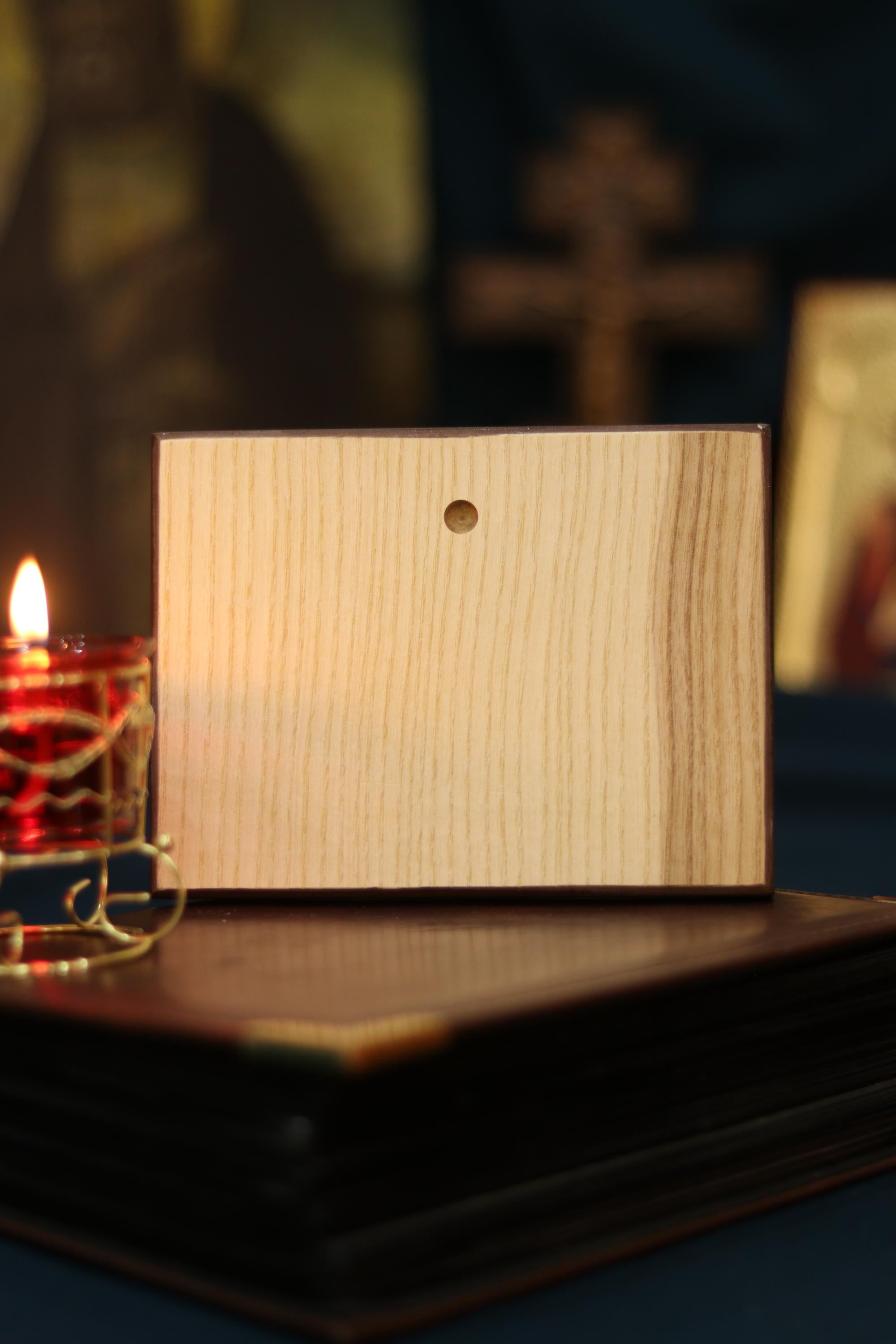 Orthodox Icon Church Ship , Wooden Religious Wooden Icon