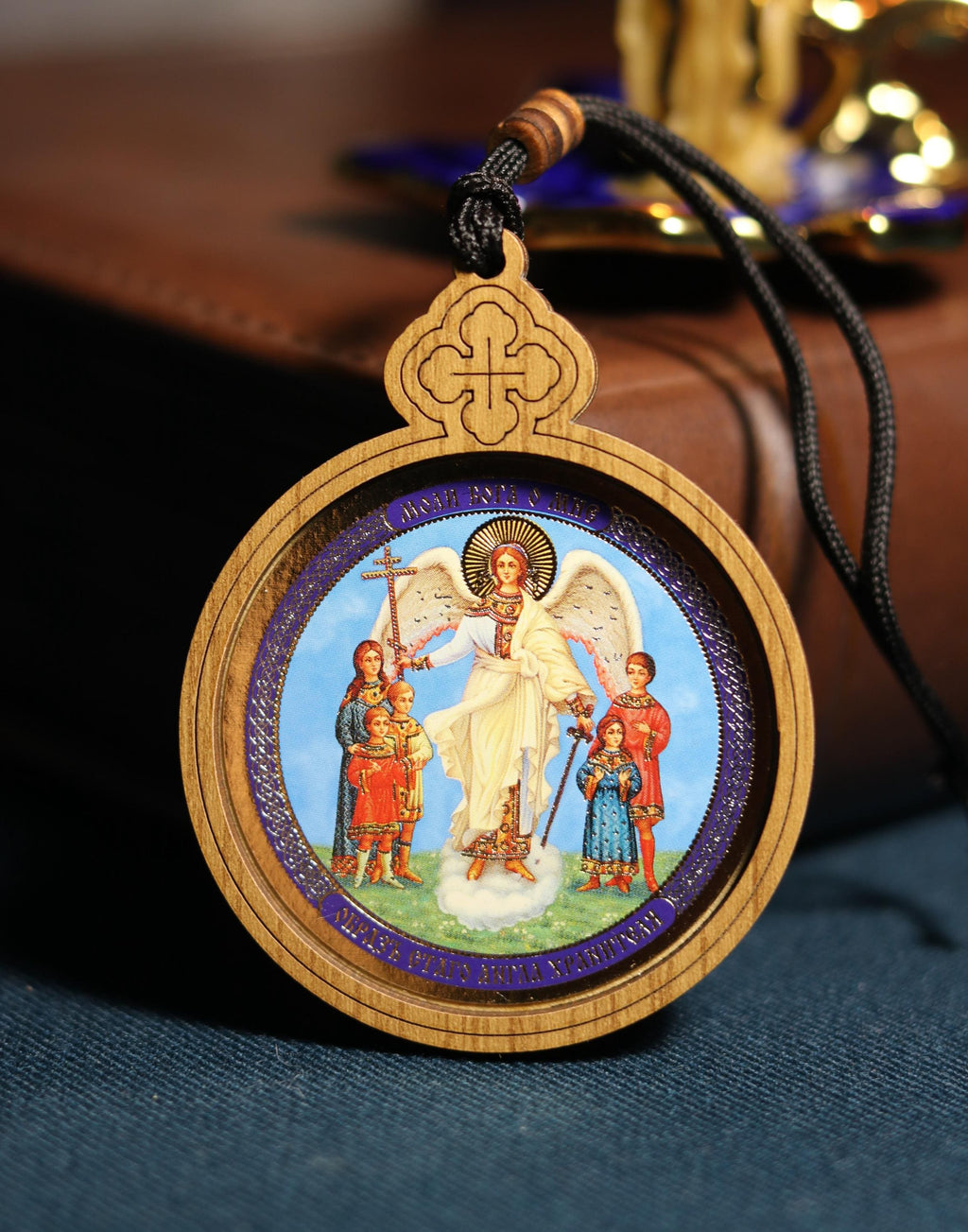 Car Pendant "Guardian Angel" – Greek Style,  Orthodox icon, Orthodox christian, Christianity art, Religious car decor,