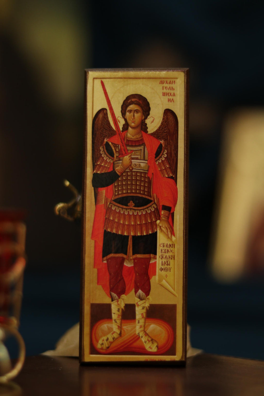 Archangel Michael Full Body Icon Wooden Icon Orthodox Icon Art