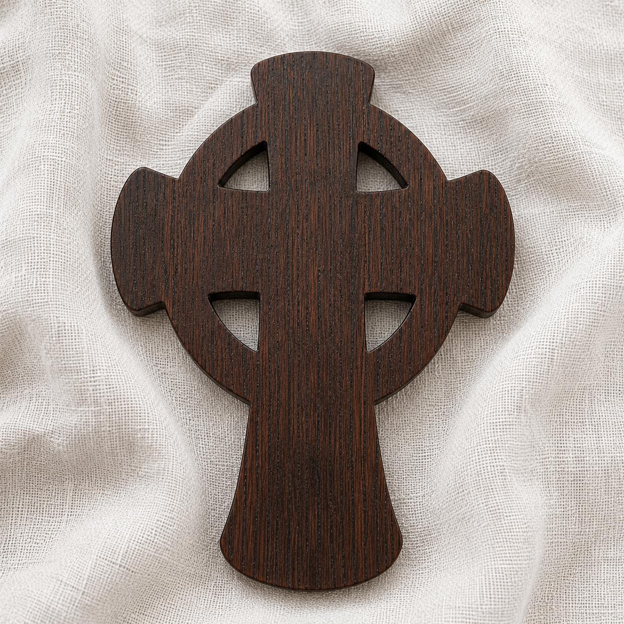Wooden Orthodox Crucifix, 7.9-19.7in Beech Wood Cross, Jesus Christ Carving