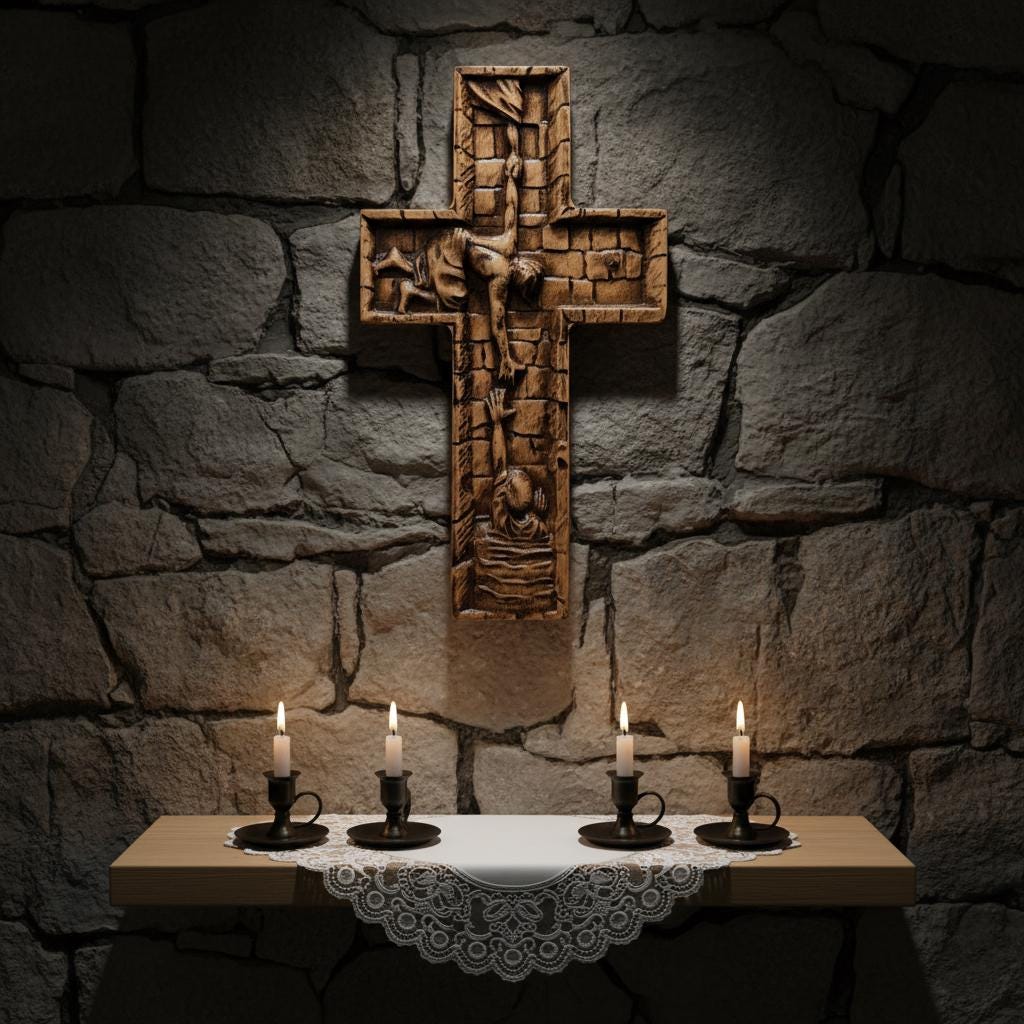 Hand Carved Ash Wood Wall Cross 11.8, Wooden Crucifix, Christian Home Decor, Orthodox Cross, Religious Gift, Jesus Cross