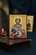 Saint Rostyslav Prince Icon Wooden Icon Orthodox