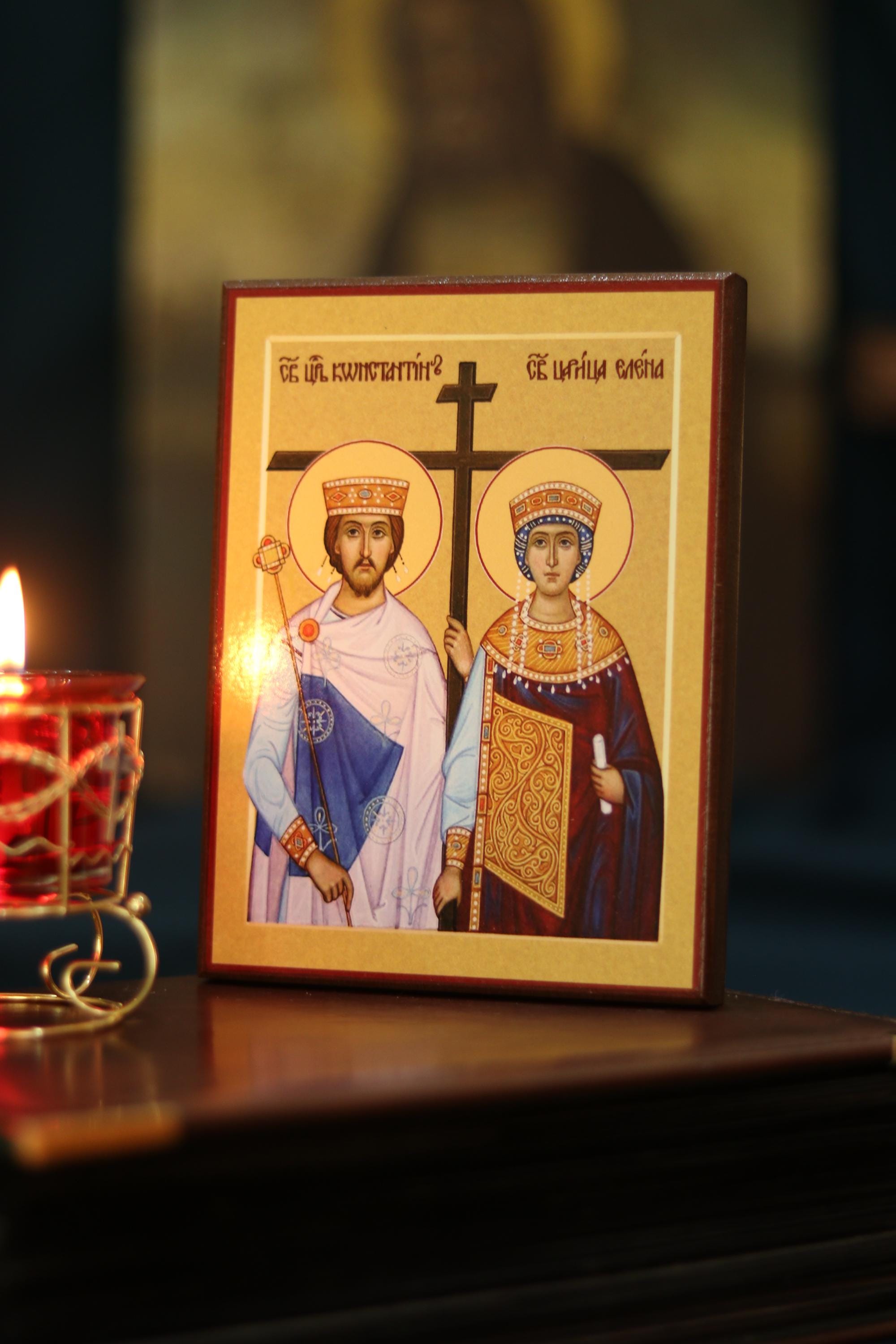 Orthodox Wooden Icon Virgin Mary Icon , Religious Decor, Christian Gift