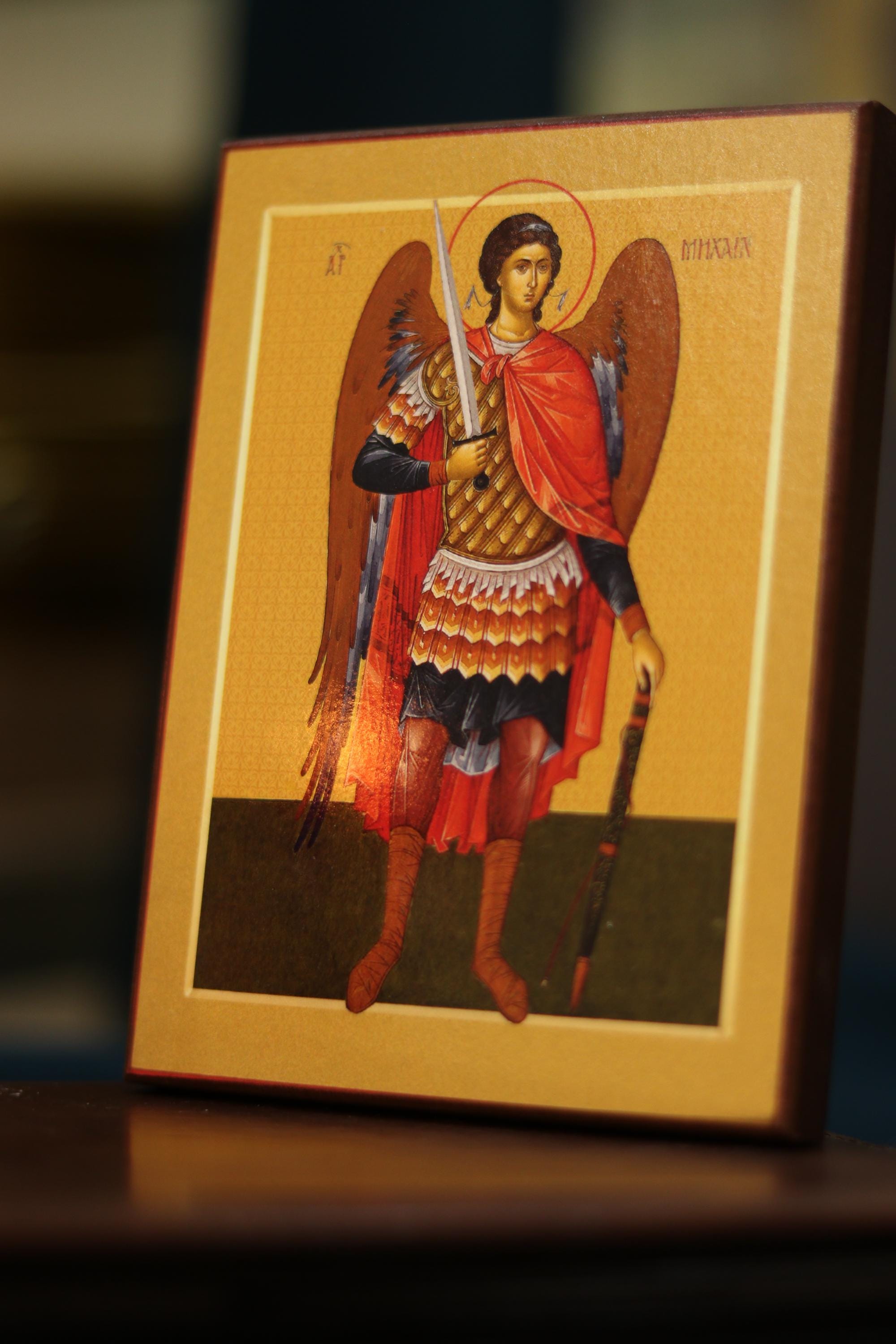 Orthodox Icon Archangel Michael Wooden Icon Wooden Icon