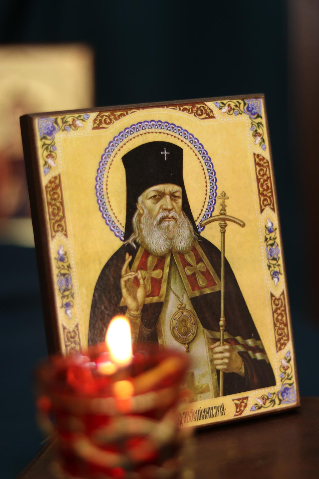 Saint Luka Orthodox Icon Wooden Icon Christian Religious Art