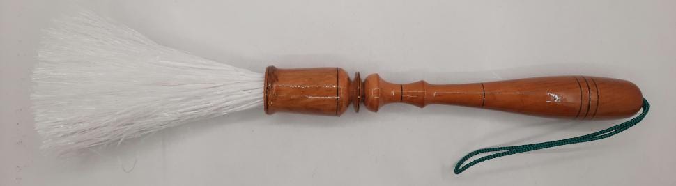 Large Orthodox Holy Water Brush 19.3" Wooden Aspergillum | Artificial Wood Handle | Church Blessing Sprinkler for Priest