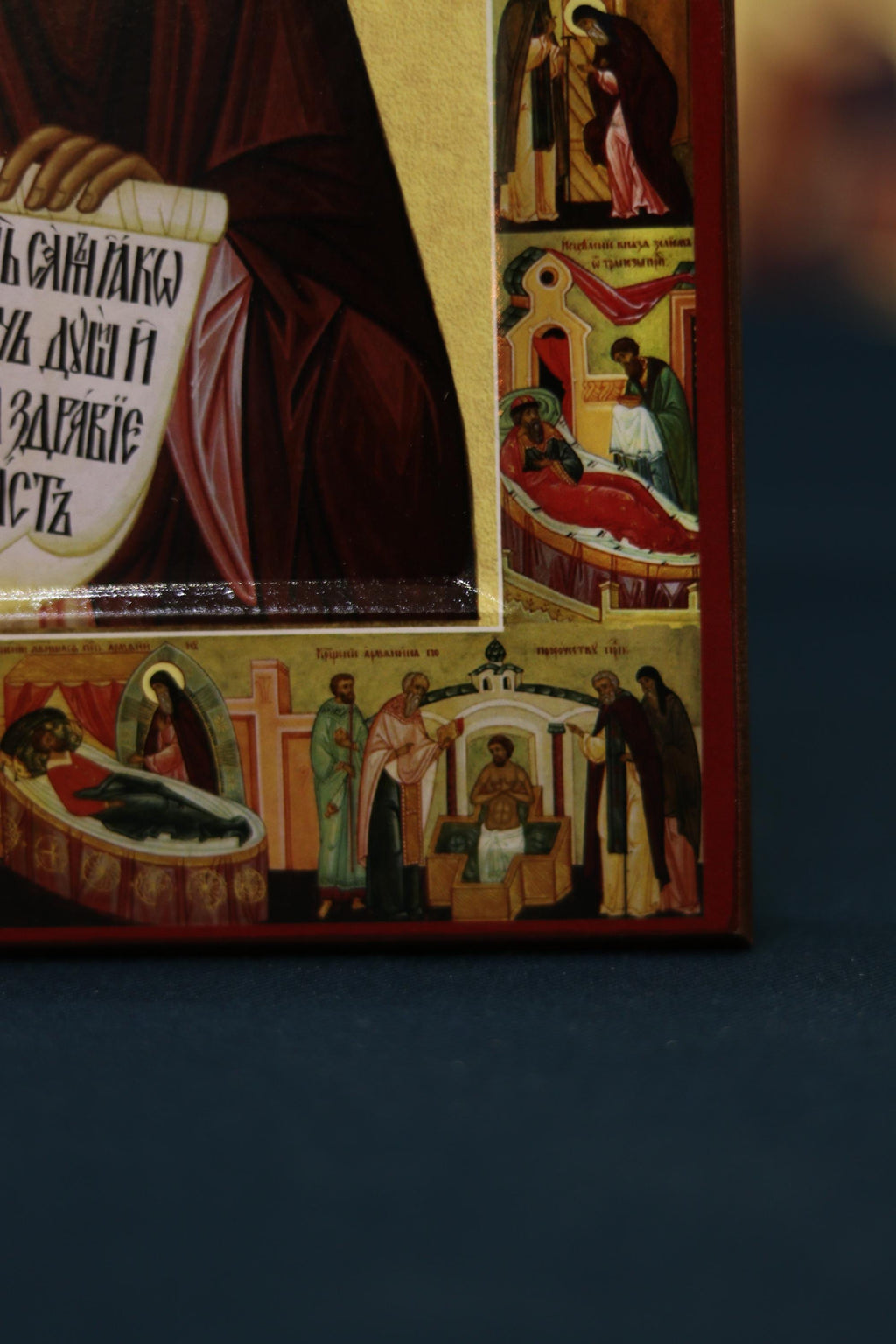 Saint Agapit of Kyiv Icon Wooden Icon Orthodox Christian Healing Icon