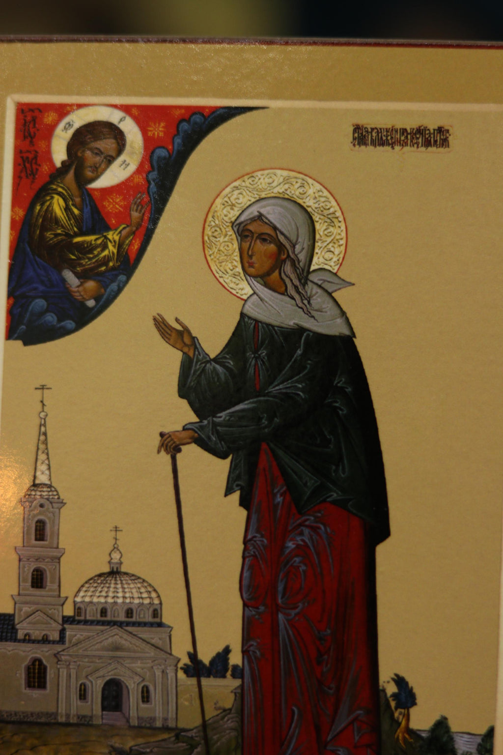 Saint Xenia Icon Wooden Icon Orthodox Prayer Icon Christian Decor