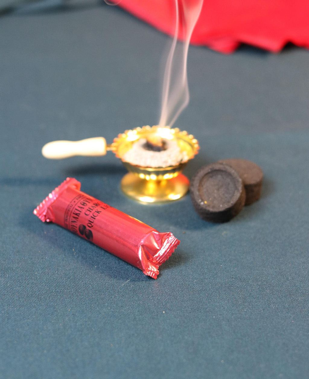 Orthodox Prayer Set – Metal Censer, 60g Monastery Incense, Charcoal Tablets, Incense holder, Incense burner, Incense sticks, Orthodox prayer