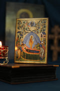 Dormition of the Theotokos Icon, Wooden Icon Orthodox Christian Icon
