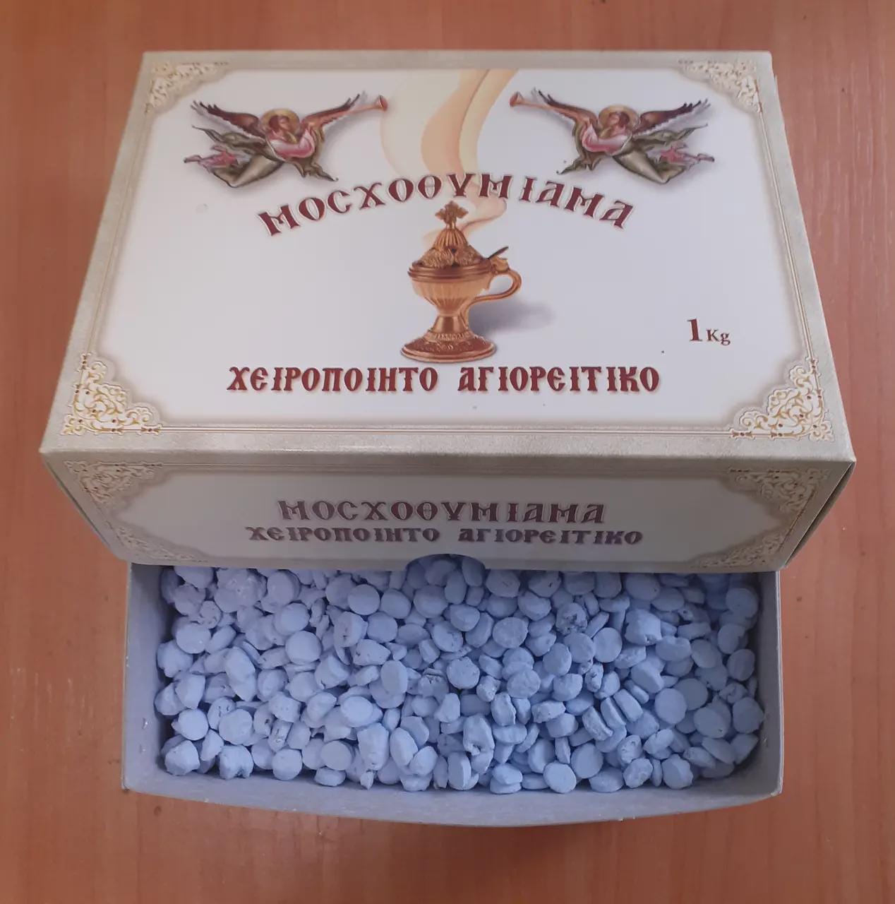 Greek Incense “Night flower” Kitpino Scent | Orthodox Church Incense | Handmade Athonite Frankincense