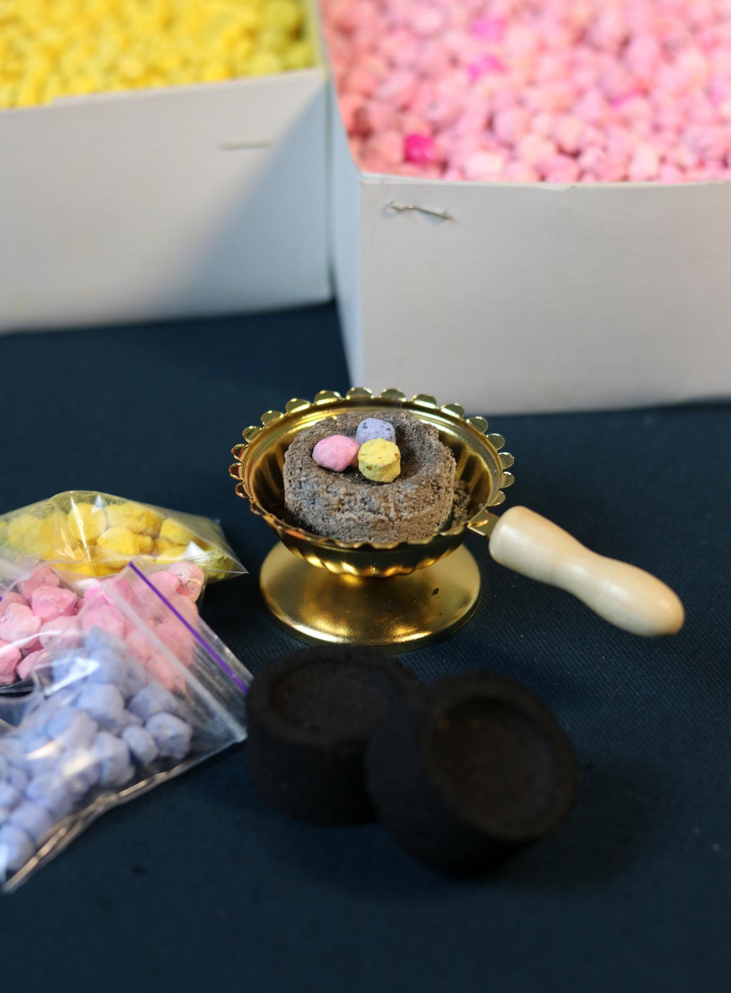 Orthodox Prayer Set – Metal Censer, 60g Monastery Incense, Charcoal Tablets, Incense holder, Incense burner, Incense sticks, Orthodox prayer