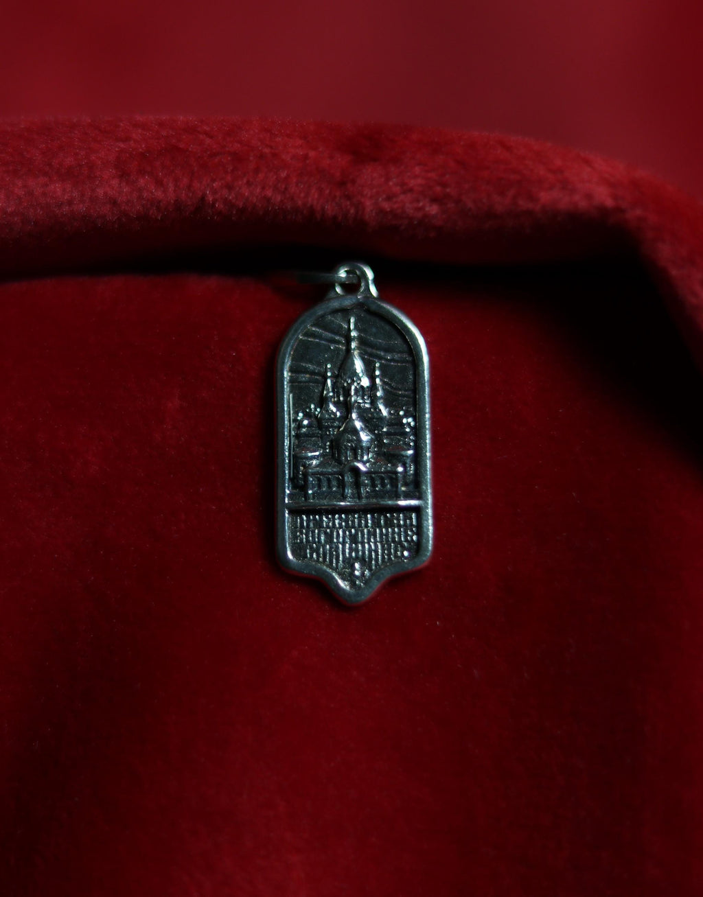 Sterling Silver 925 Orthodox Virgin Mary Pokrov Medal Pendant | 0.98×0.47 in | 3.55g | Blackened Christian Icon Jewelry, Greek orthodox