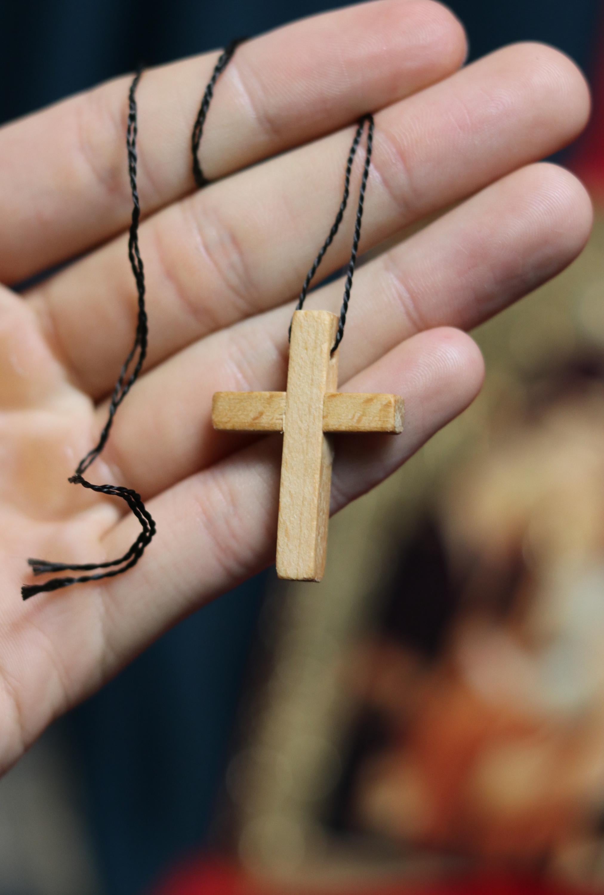 Handmade wooden Orthodox cross, Wooden cross, Orthodox pendant, Christian cross, Jesus crucifix, Wlessed cross, Orthodox necklace