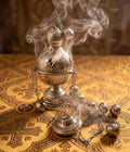 Nickel Incense Burner Thurible 7.1in Hanging Censer Church Orthodox