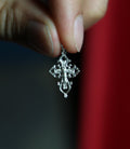 Orthodox Silver Cross Pendant – Sterling Silver 925 – 1.9×1.2 cm – 0.94 g – Eastern Christian Crucifix Charm, Orthodox cross, Crucifixion