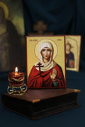 Saint Galina Orthodox Icon Wooden Icon Christian Wall Art Byzantine Icon